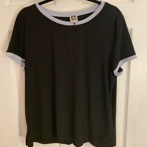 Anne Klein Black and White Top